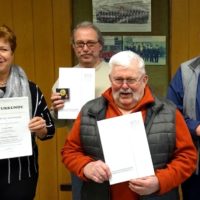 Heringsessen und Ehrungen beim Mittwochstreffen der Ehren- und Altersabteilung der Feuerwehr Seeheim