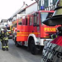Brand in Küche