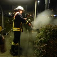 Abfallbehälterbrand